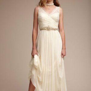 NEW $260 BHLDN Anthropologie Hitherto Adela Navy Lace Dress Size 8 NEW $260 BHLDN Anthropologie Hitherto Adela Navy Lace Dress Size 8